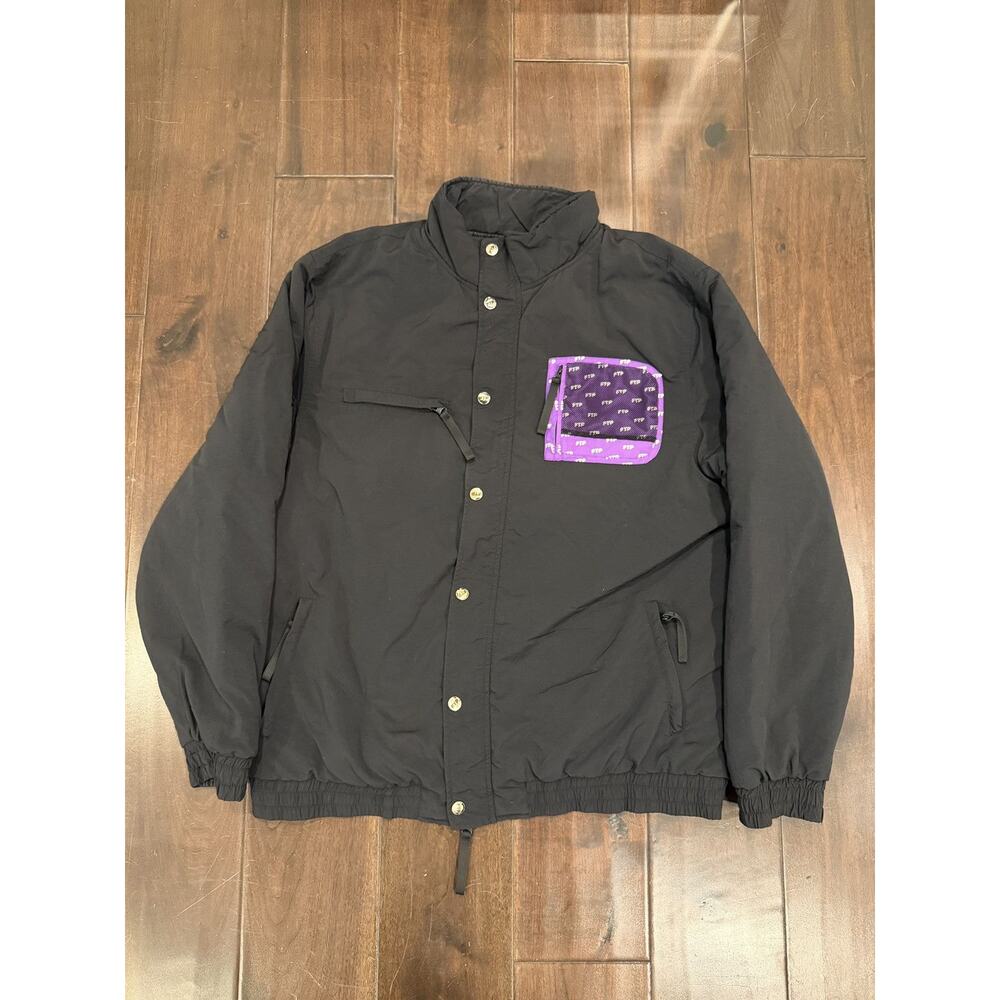 Ftp mesh pocket puffer jacket
